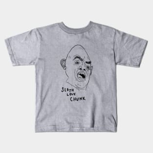 Sloth love chunk Kids T-Shirt